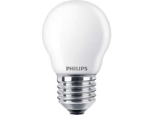 Light bulb Philips LED, P45, E27, 3.4W, 470LM, 2200-2700K, DIM
