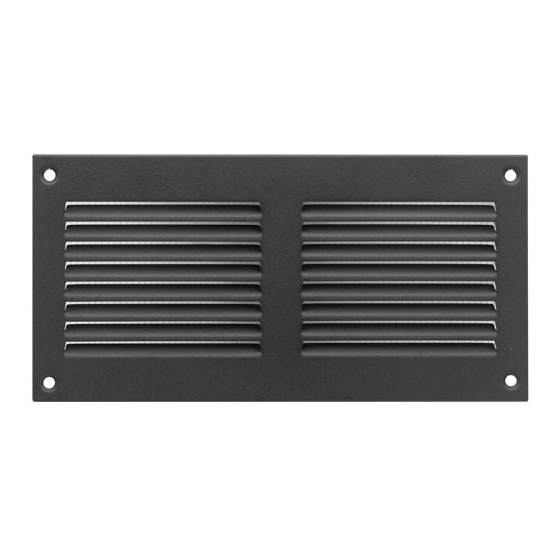 Ventiliacijos grotelės 200X100 MR2010A, metalinės, antracito