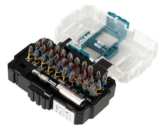 Makita E-13552 Screwdriver Bit Set, 31 Pcs.
