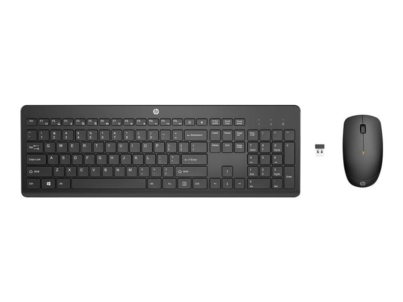 Klaviatūros ir pelės rinkinys HP HP 230 WL EN, juoda