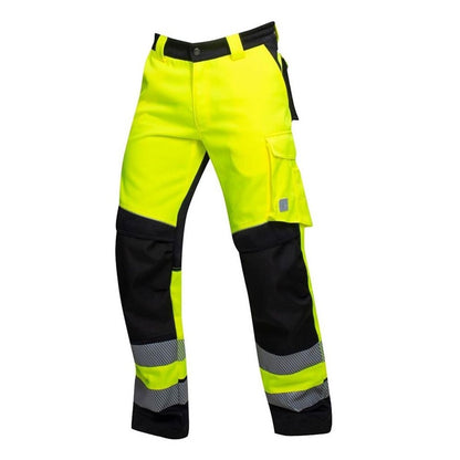 Work Trousers Ardon Hi-Viz Signal, black/yellow, 56