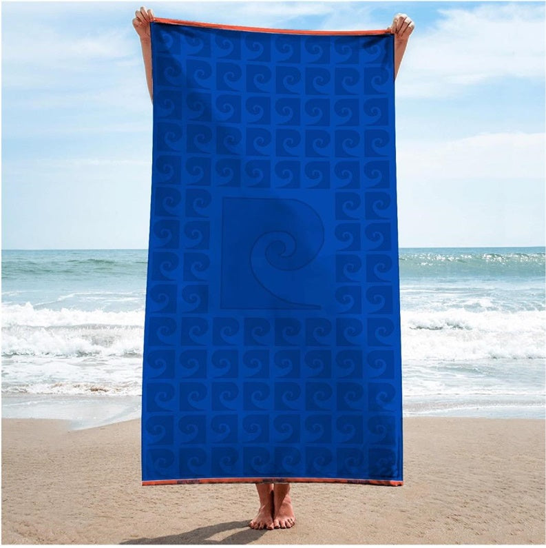 Pierre Cardin beach towel, blue, 170 x 90 cm