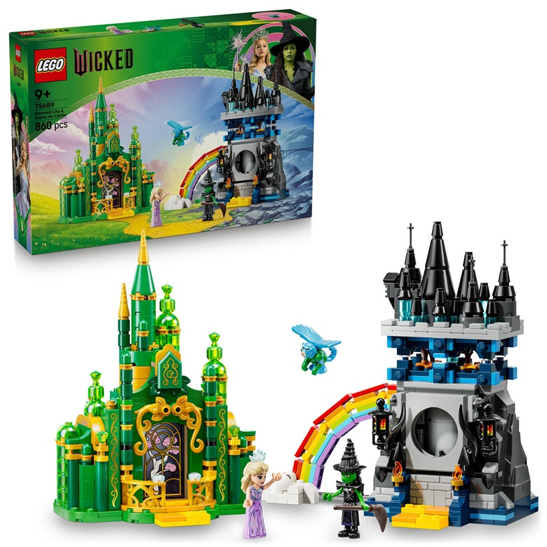 Konstruktor LEGO® Złowrogie Szmaragdowe Miasto i Zamek Kiamo 75689