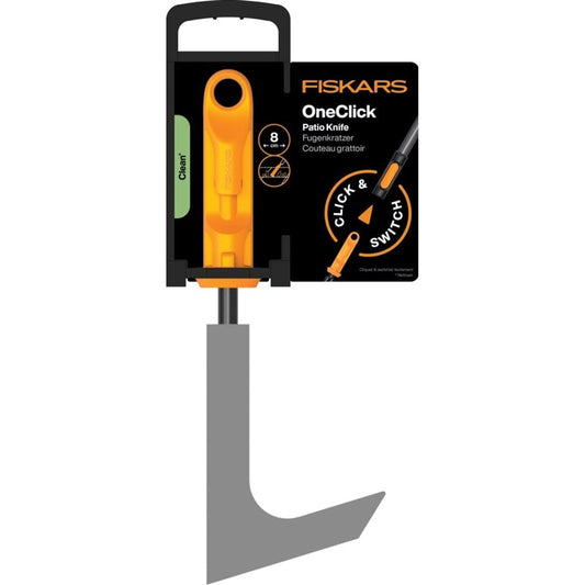 Fiskars OneClick Grass Scraper 1080687, steel