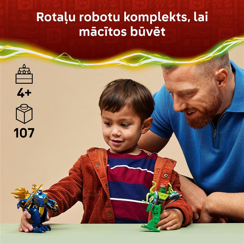 Konstruktor LEGO Ninjago Bitwa robotów Jaya 71853, 107 elementów