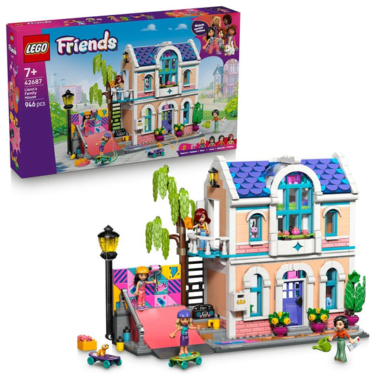 Zestaw konstrukcyjny LEGO® Friends Dom rodzinny 42687, 946 el.