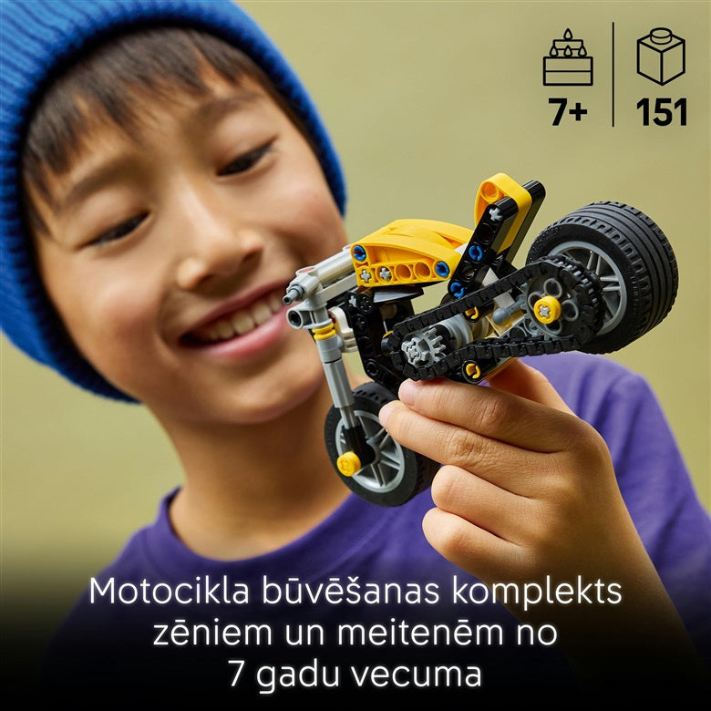 Konstruktorius LEGO Technic motociklas 42225, 151 vnt.