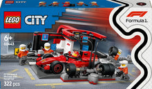 LEGO® City F1® Pit Stop & Pit Crew with Ferrari Car, 322 pcs