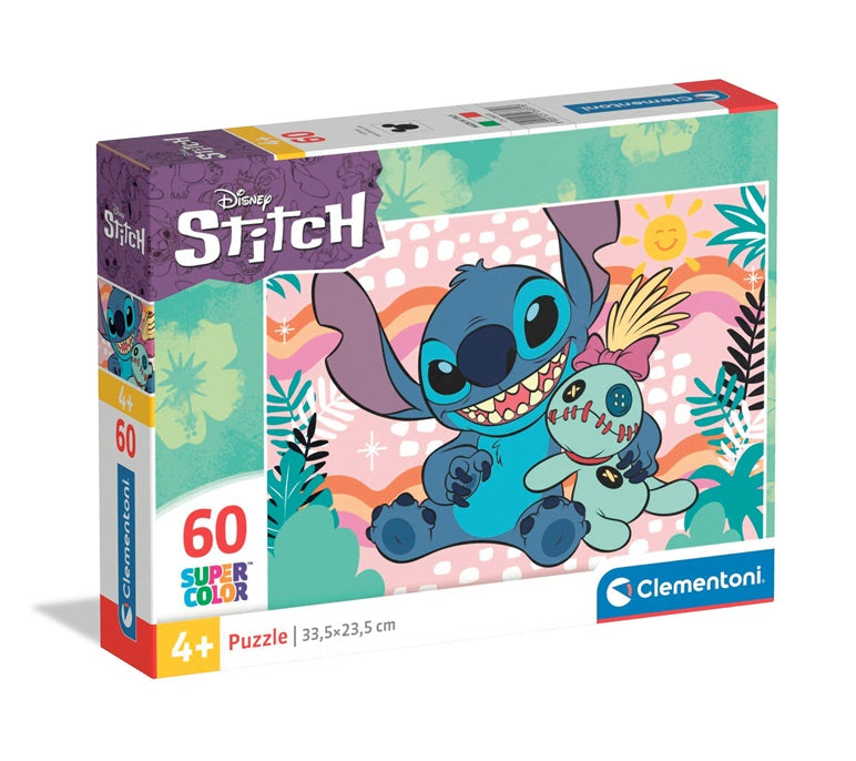 Clementoni Stitch Puzzle 26331, 33.5 cm x 23.5 cm, 60 pieces