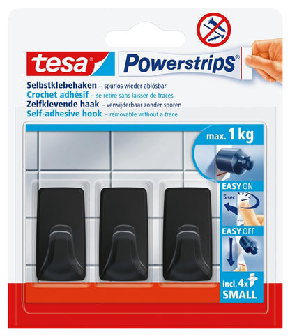 Tesa tesa 58278 clothes hook, black
