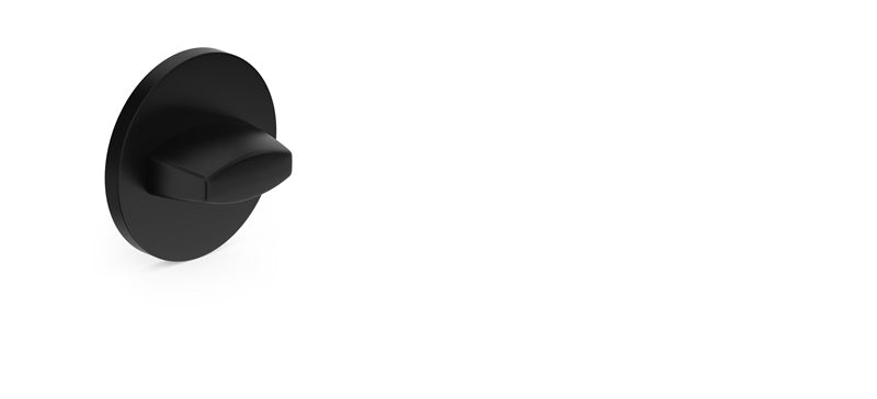 WC door turn lock Metal-Bud BELLA R SLIM, black