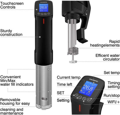 Nasadka Inkbird Sous Vide ISV-100W, 41,91 cm