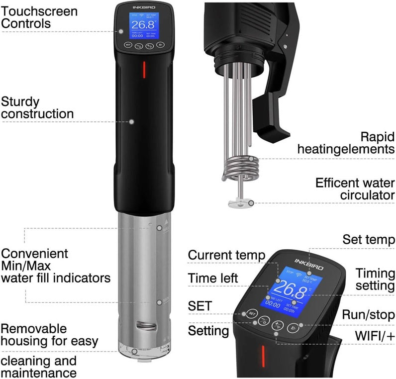 Nasadka Inkbird Sous Vide ISV-100W, 41,91 cm