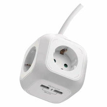 Buitinis ilgintuvas EMOS, 4vt., 2xUSB A, 1.9 m