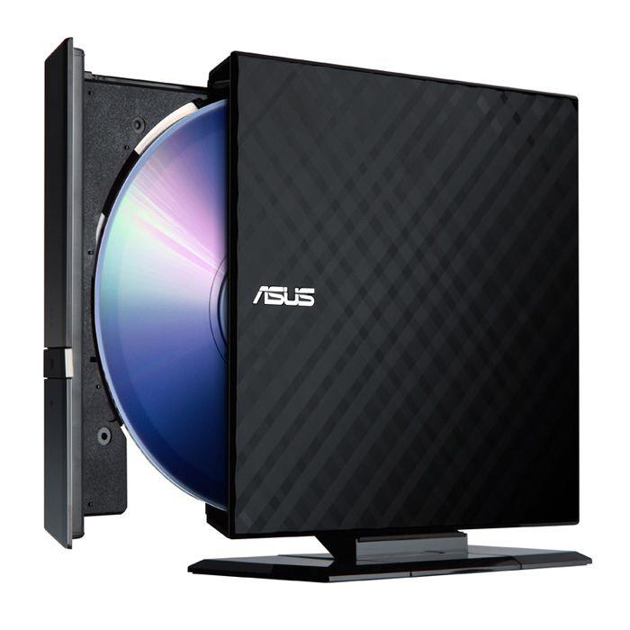 Zewnętrzny napęd optyczny Asus LITE/BLK/G/AS, 280 g, czarny
