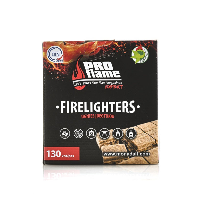 Rozpałka Pro Flame Expert, 11 cm x 17 cm, 130 szt.