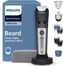 Beard Trimmer Philips 7000 BT7670/15, li-ion, silver/grey
