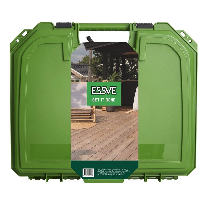 Rinkinys Essve HDS A4 4.8x60mm 2000vnt.+įrankis+lagaminas