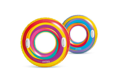 Inflatable ring INTEX 59256NP, various colors, Ø 91 cm