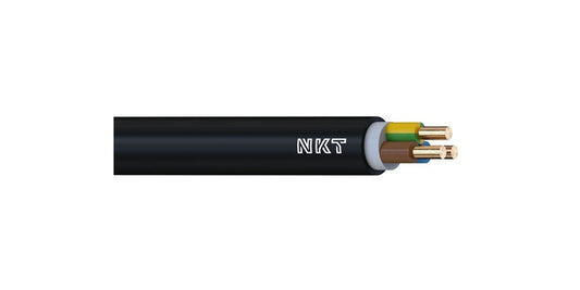 Instaliacinis kabelis NKT CYKY, Eca, 750 V, 5 x 2.5 mm²,100m