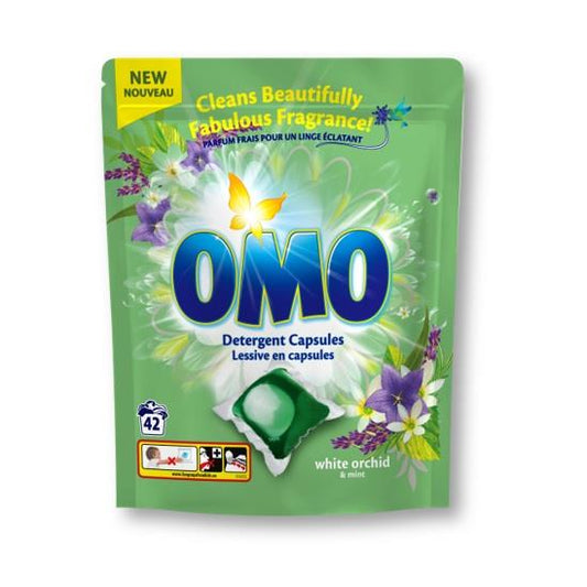 KAPSUŁKI DO PRANIA OMO WHITE ORCHID 42 SZT.