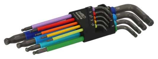 Šešiakampių raktų rinkinys Bahco, 1,5-10mm, 9 vnt.