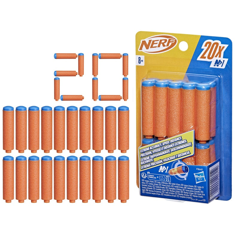 Žaislinių kulkų rinkinys Nerf F8640, 3.34 cm