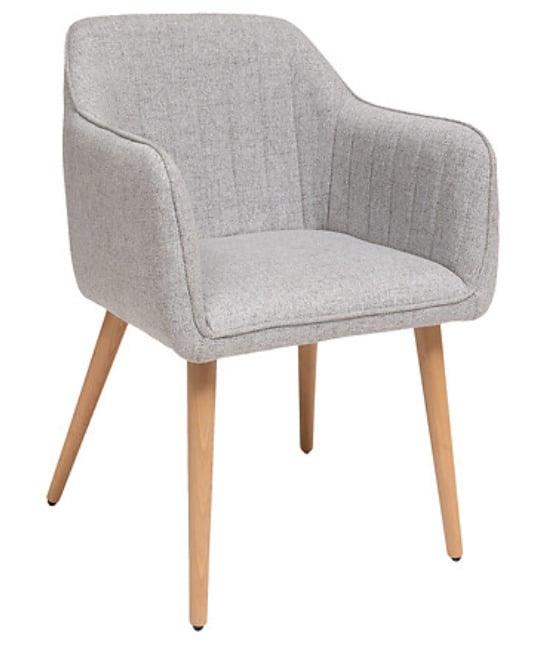 Atmosphera armchair, grey, 60 cm x 57 cm x 83.5 cm