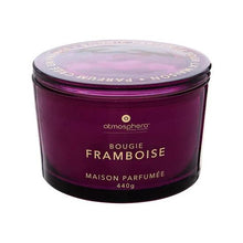 Świeca zapachowa Atmosphera Glowy Rasberry, 30 h, 440 g