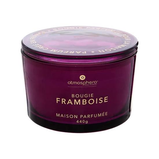 Świeca zapachowa Atmosphera Glowy Rasberry, 30 h, 440 g