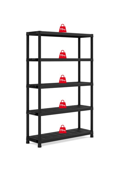 Storage shelf Kis, 40 cm x 120 cm x 187 cm, 70 kg