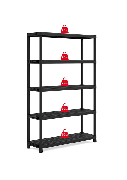 Storage shelf Kis, 40 cm x 120 cm x 187 cm, 70 kg