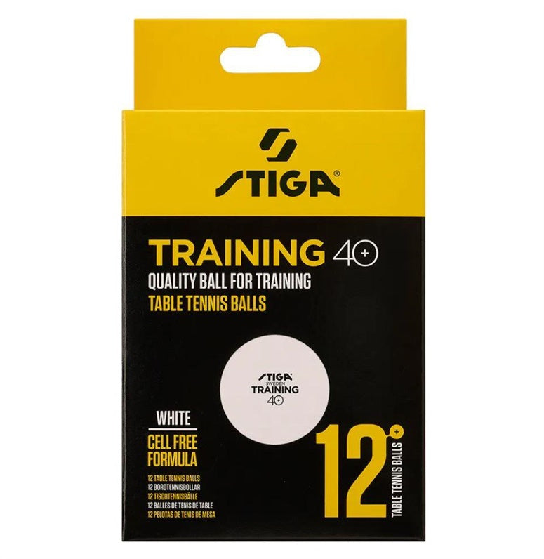 Table Tennis Ball Stiga 1110-2610-12, 40 mm, 12 pcs.