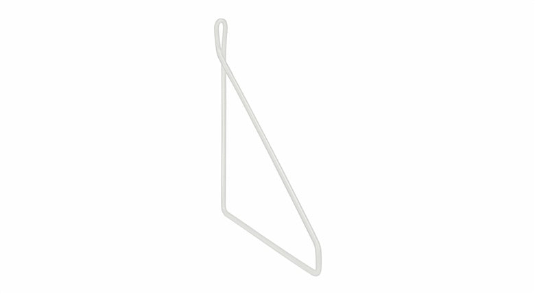 Wspornik półki Dolle Fil, 210x210 mm, biały