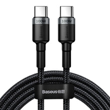 Кабель BASEUS USB Type C (штекер) - USB Type C (штекер), 2 м, черный