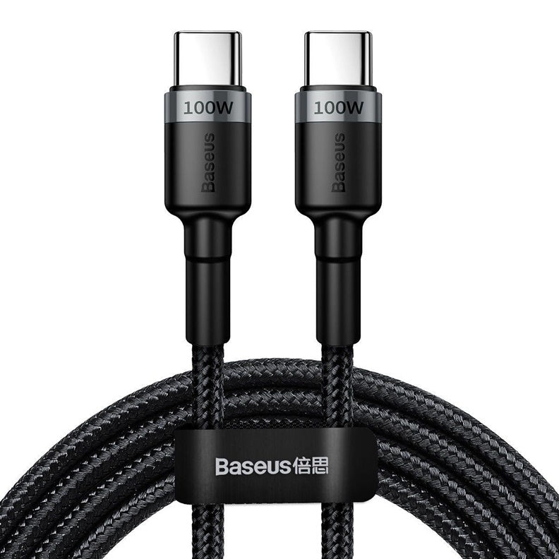 Кабель BASEUS USB Type C (штекер) - USB Type C (штекер), 2 м, черный