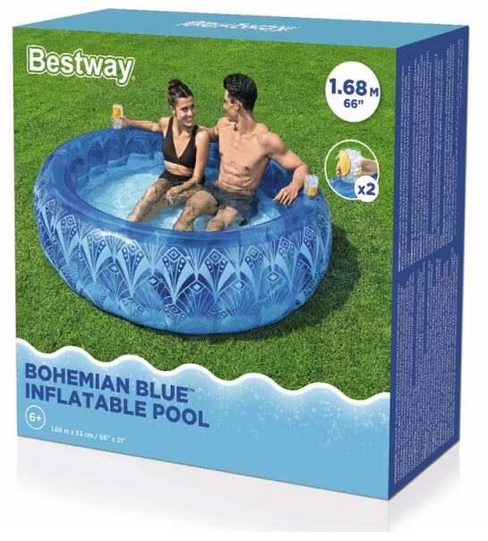 Baseinas pripučiamas Bestway Bohemian Blue 54479 168x53 cm
