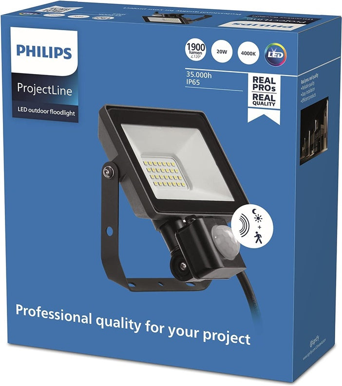 PROŽEKTORIUS LED SU JUDESIO DAVIKLIU 20W 4000K 1900LM IP65