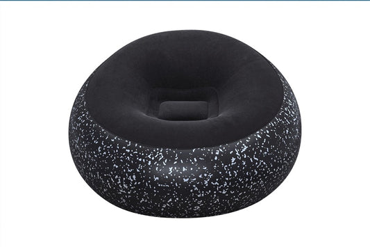 Bestway Inflatable Chair, black, 116 cm x 116 cm x 66 cm