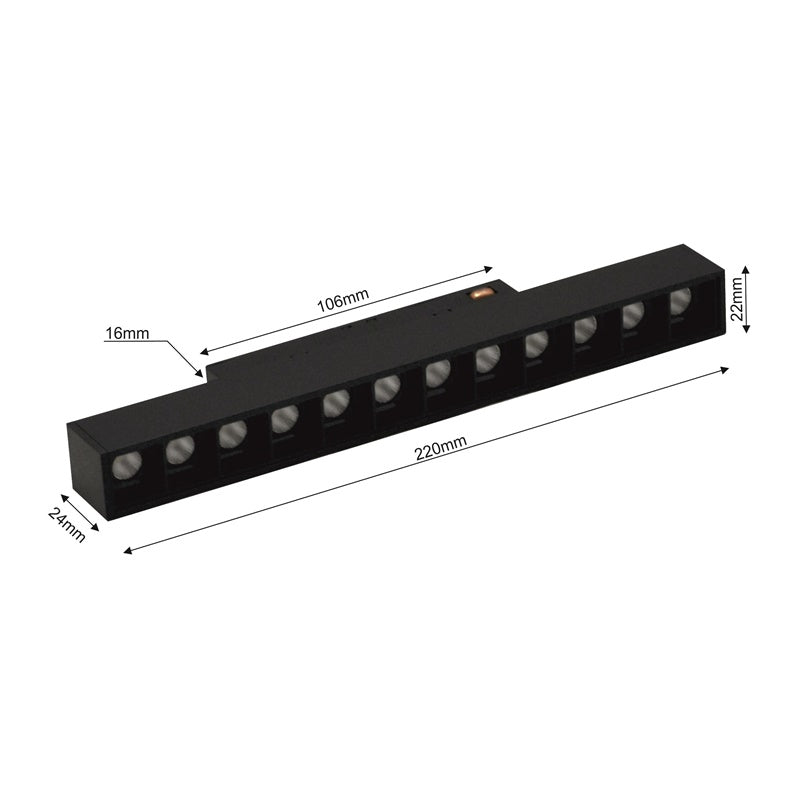Šviestuvas Modoled Magnetic, 12 W, LED, 3000 - 6000 °K