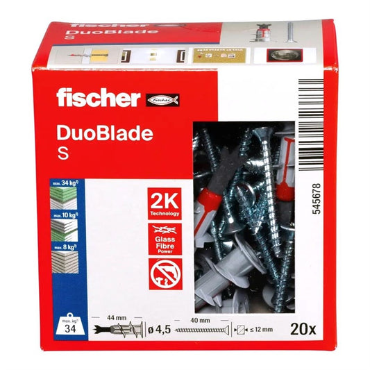 Fischer DuoBlade Plug, 29 mm x 4.5 mm, 20 pcs.