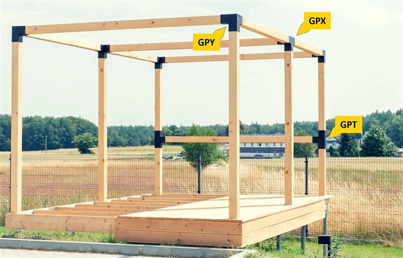 Timber connector GPT 100 102X206X306X2.0