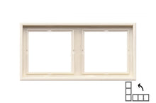 Double frame LIREGUS MODERN, matte sand color