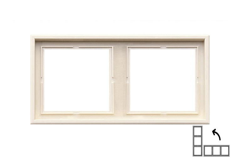 Double frame LIREGUS MODERN, matte sand color