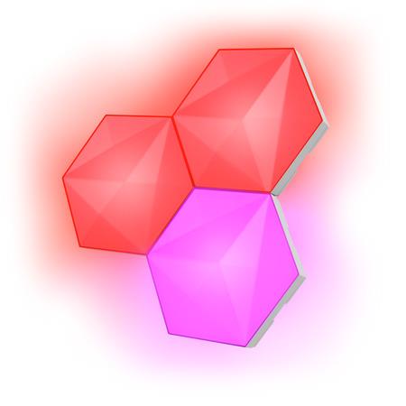 SIST LIGHTING VIBES RGB HEXAGON PANELS 3-PACK