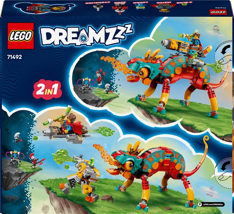 LEGO® DREAMZzz Mateo's Fire Chameleon 71492