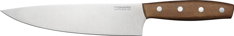 Nóż Fiskars, stal nierdzewna/drewno