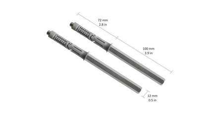 Wspornik półki Dolle StrongFix, 172x12 mm, szary, 2 szt.