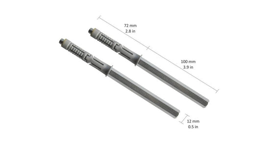 Shelf bracket Dolle StrongFix, 172x12 mm, grey, 2 pcs.