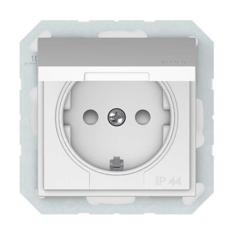 Socket outlet VILMA QR1000, white matt, IP44